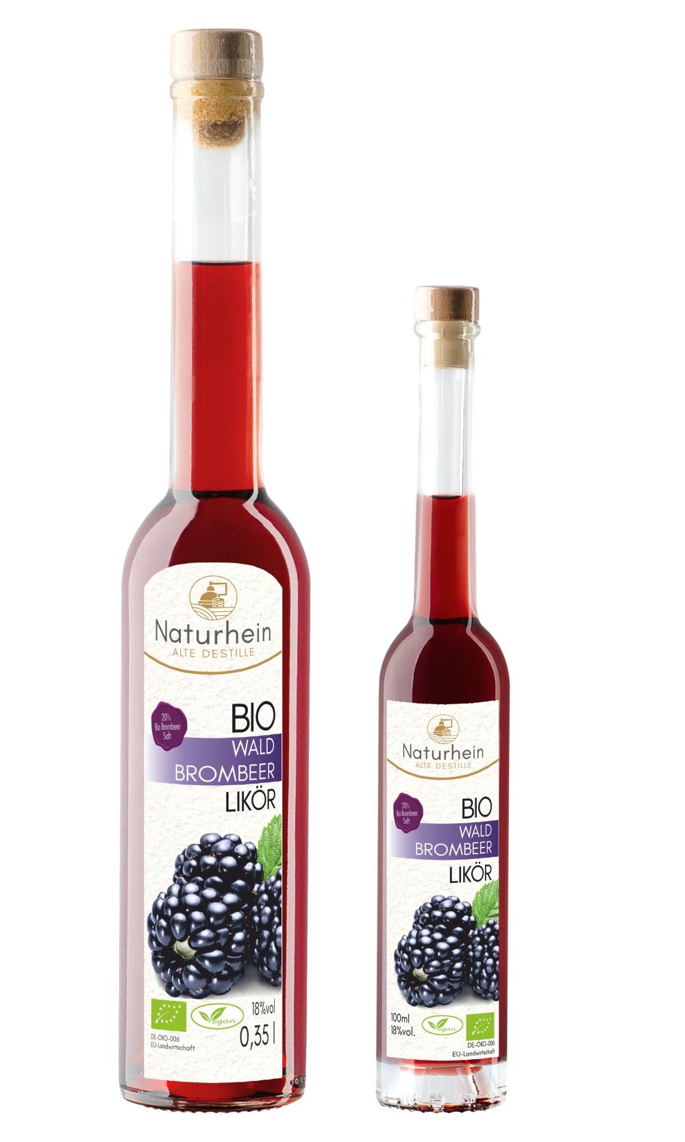 BIO Brombeer Likör 0.35 l, 17 vol%