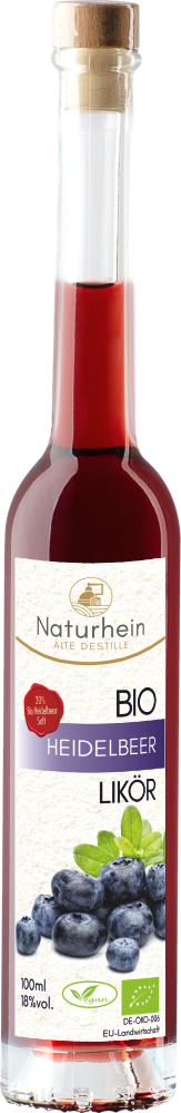 Bio Heidelbeer Likoer. Ausgezeichnet mit der goldenen Medaille der DLG