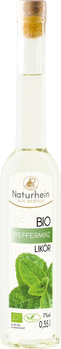 Bio Pfefferminz Likoer herlich erfrischend