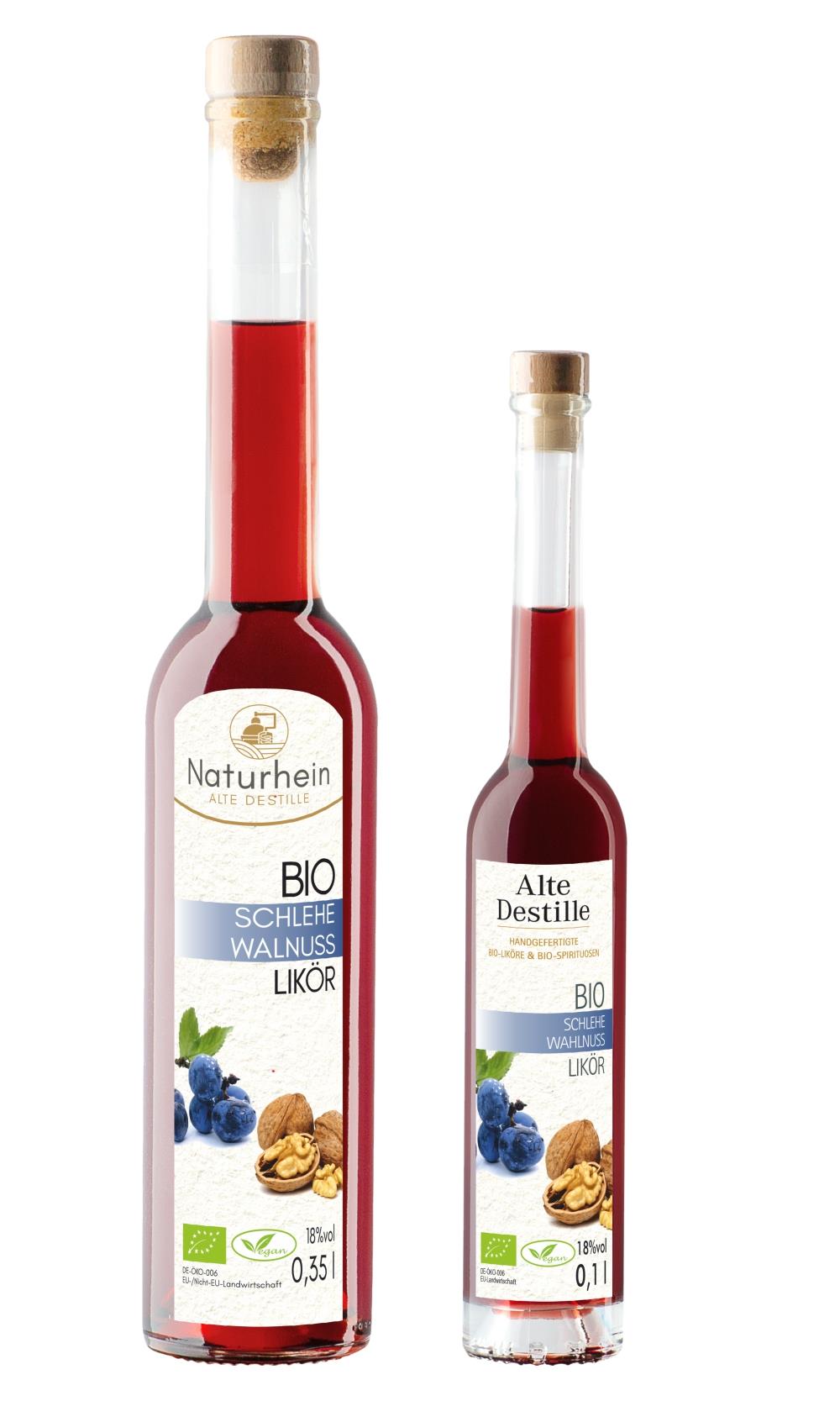 NR - BIO Schlehe - Walnuss Likör 0.35 l, 18 vol%