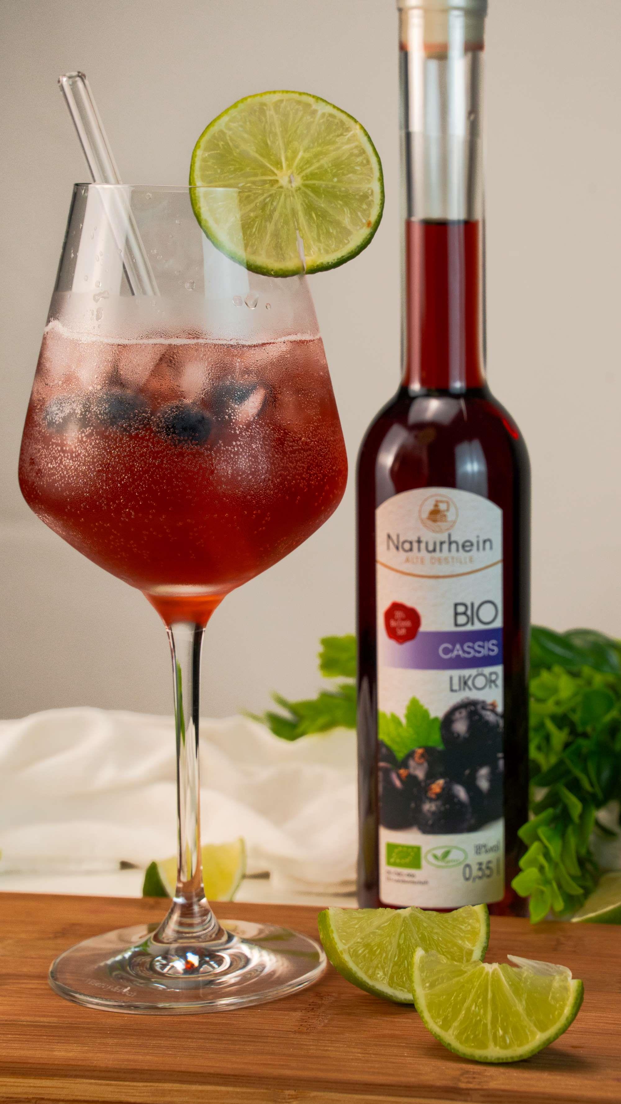 BIO Cassis Likör 0.1 l, 18 vol%