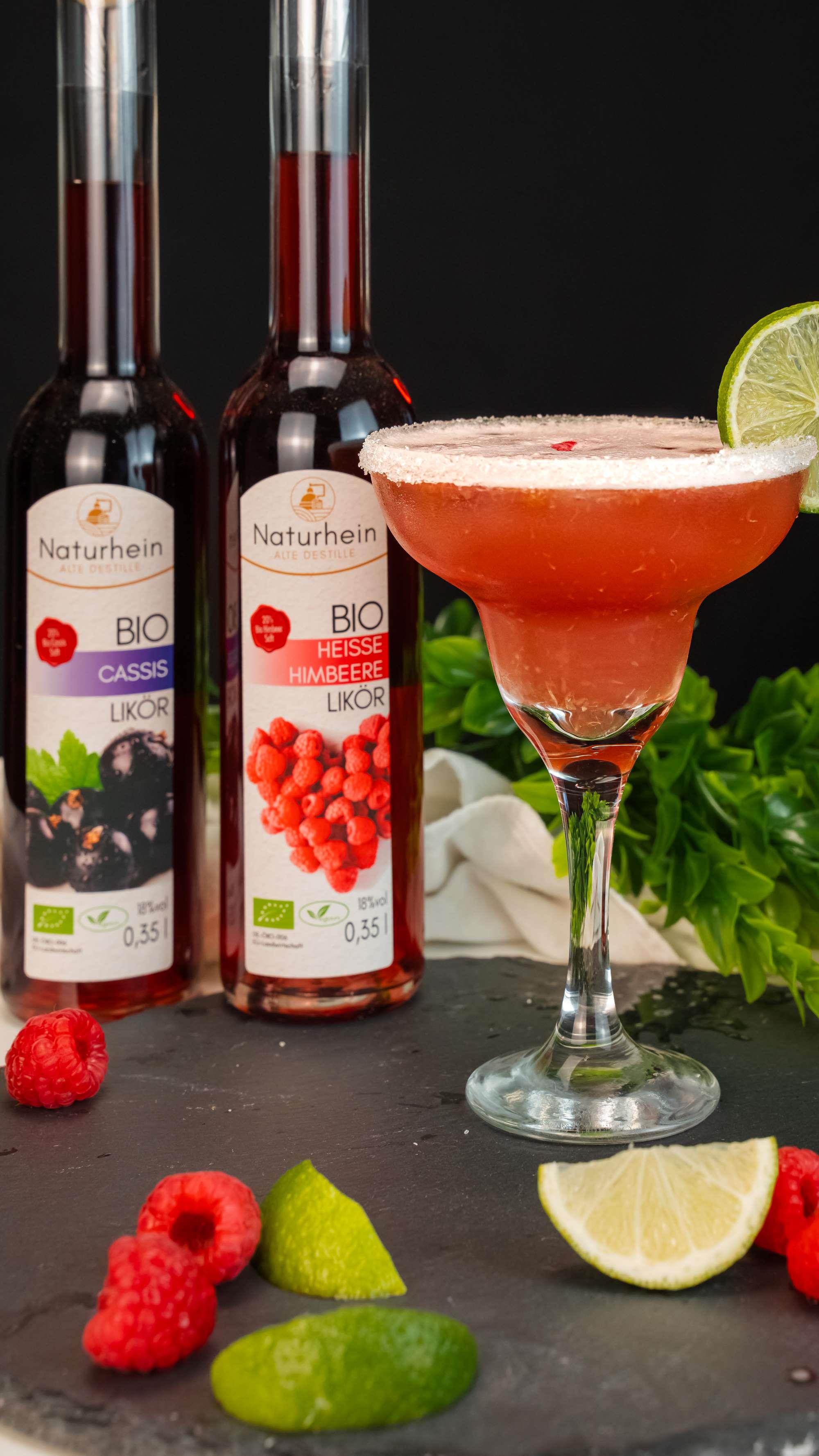 Bio Himbeer-Likör – aromatisch-fruchtig mit 20 % Saftanteil